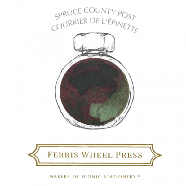 Spruce County Post Ink Tintero Ferris Wheel Press 38ml