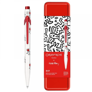 Keith Haring White Caran d'Ache 849