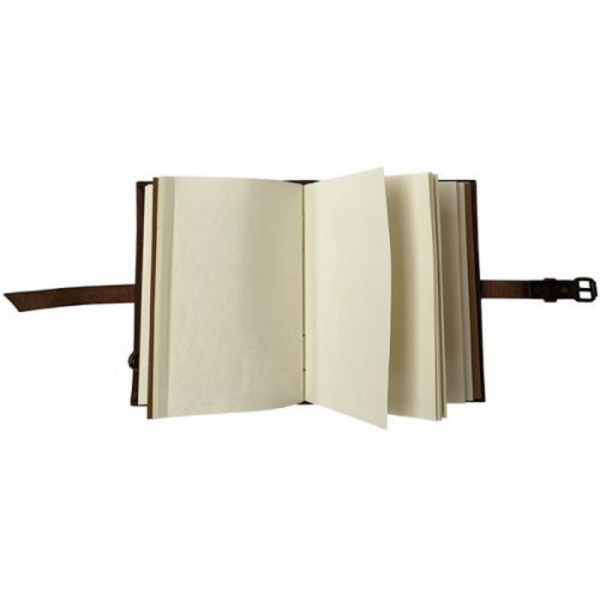 Diario Piel c/broche 13x18