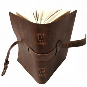 Diario Piel c/broche 16x24