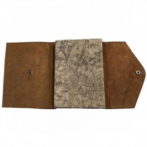 Diario Piel c/broche botón A5+