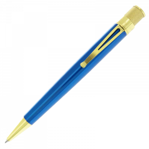 Roller Tornado brass poacock azul real