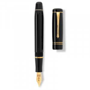 Pluma Winston Classic negro oro Conway Stewart