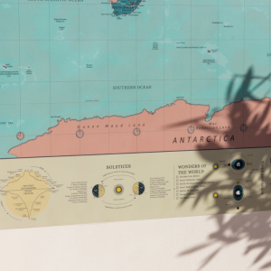 Póster Mapamundi Aquarius