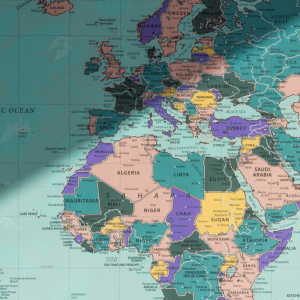 Póster Mapamundi Aquarius