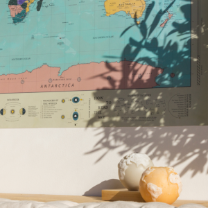 Póster Mapamundi Aquarius