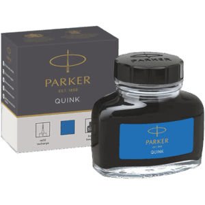 Tintero azul lavable Parker Quink