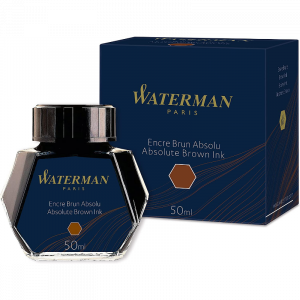 Tintero Waterman marrón