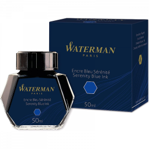 Tintero Waterman azul
