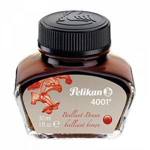 Tintero marrón brillante Pelikan 4001