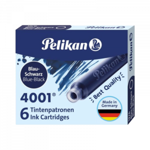 Cartuchos azul negro Pelikan 4001