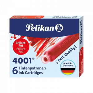 Cartuchos rojo Pelikan 4001