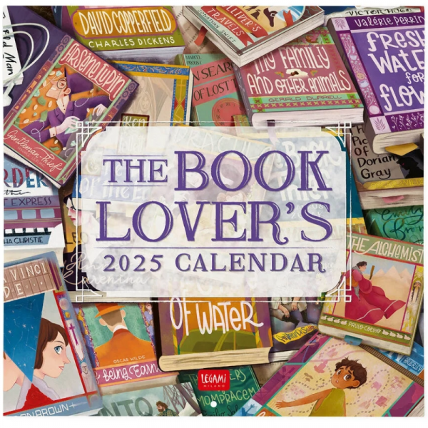 Calendario Pared 2025 Book Lovers