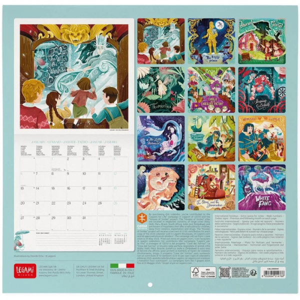 Calendario Pared 2025 Érase una vez...