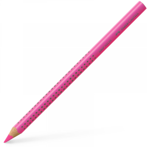 Marcador Jumbo Grip rosa neón Faber-Castell