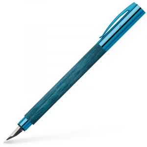 Pluma Ambition Blue Wood Edición Limitada Faber-Castell