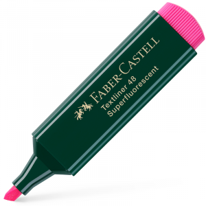 Marcador Textliner 48 rosa Faber-Castell