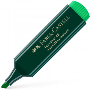 Marcador Textliner 48 verde Faber-Castell