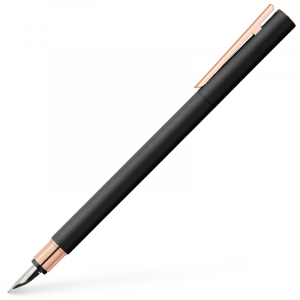 Pluma Neo Slim Black/Rosé Faber-Castell