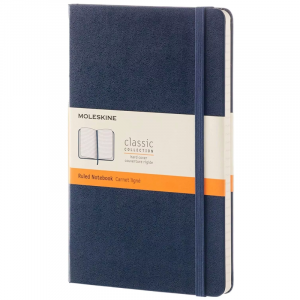 Cuaderno Moleskine Classic Rayado 13x21cm Azul Marino