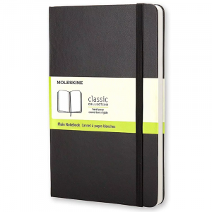 Cuaderno Moleskine Classic Liso 13x21cm Negro