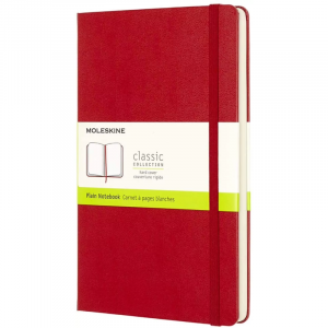 Cuaderno Moleskine Classic Liso 13x21cm Rojo