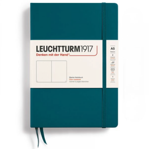 Libreta Leuchtturm 1917 A5 Liso Pacific Green