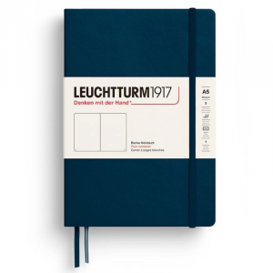 Libreta Leuchtturm 1917 A5 Liso Deep Sea