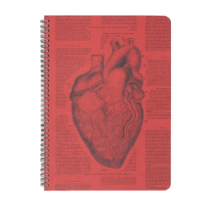Cuaderno Corazón Anatómico A5 Espiral