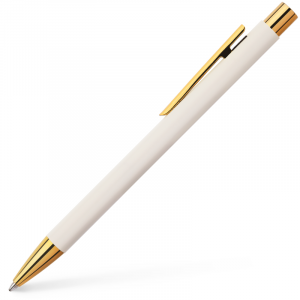 Bolígrafo Neo Slim marshmallow con oro Faber-Castell