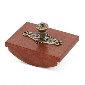 Secante en madera y bronce