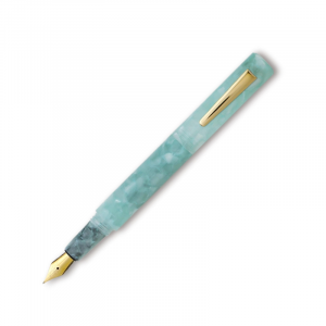 Pluma Mini Marble Attaché Azul Menta