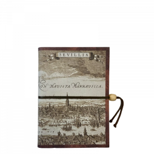 Diario en Piel Sevilla Grabado s. XVII A7