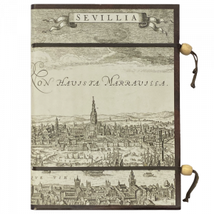Diario en Piel Sevilla Grabado s. XVII A4