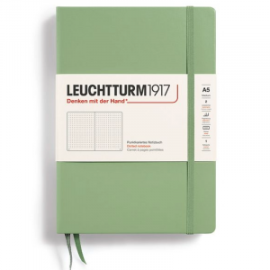 Libreta Leuchtturm 1917 A5 Puntos Sage