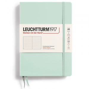 Libreta Leuchtturm 1917 A5 Puntos Mint Green