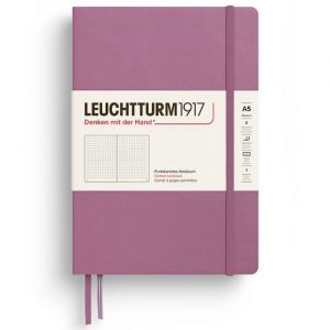 Libreta Leuchtturm 1917 A5 Puntos Dusty Rose
