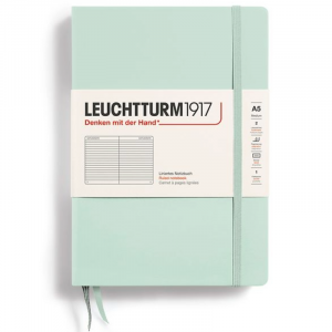 Libreta Leuchtturm 1917 A5 Rayado Mint Green