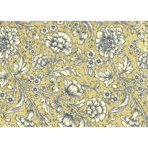 Papel Flores oro