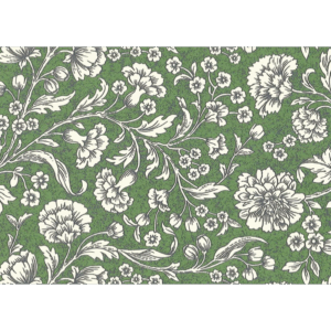 Papel Flores Verde