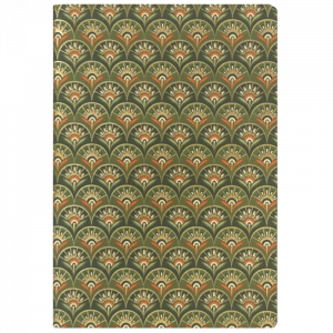 Libreta Art Decó verde