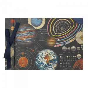 Álbum de fotos planetas con lazo 25,5 x 17 cm