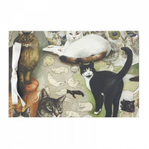 Álbum de fotos gatos con lazo 25,5 x 17 cm