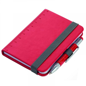 Set Libreta + Bolígrafo Construction Liliput Rojo Troika