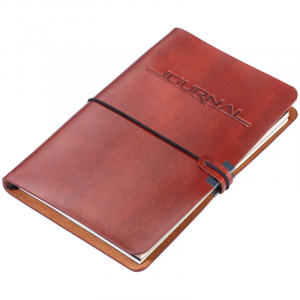 Diario Símil Piel Marrón Bullet Journal recambiable