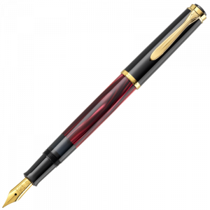Estilográfica Pelikan M200 marbled red