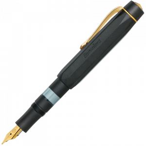 Pluma Kaweco Pistón Sport AL negro/dorado