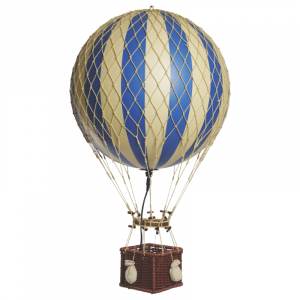 Globo Aerostático Royal Aero 30cm Ø Azul con luz