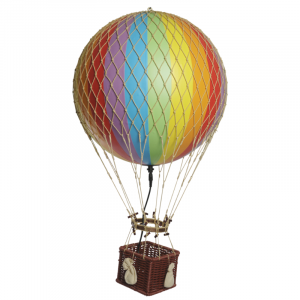 Globo Aerostático Royal Aero 30cm Ø Iris con luz