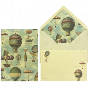 Globos e inventos set de sobres y tarjetas mediano